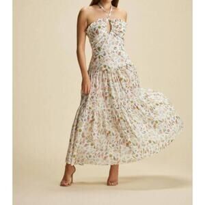 Marysia Chalmers Midi Dress Shell Print Size Medium